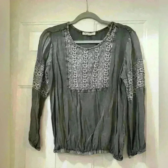 Solitaire Blouse large Gray - Picture 1 of 3